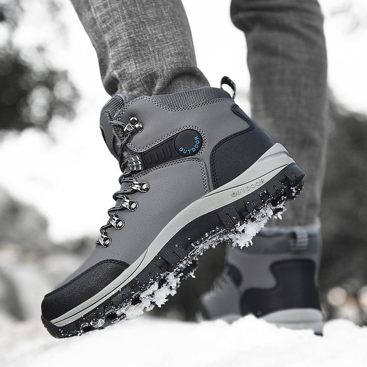 Men's Plush Snow Boots