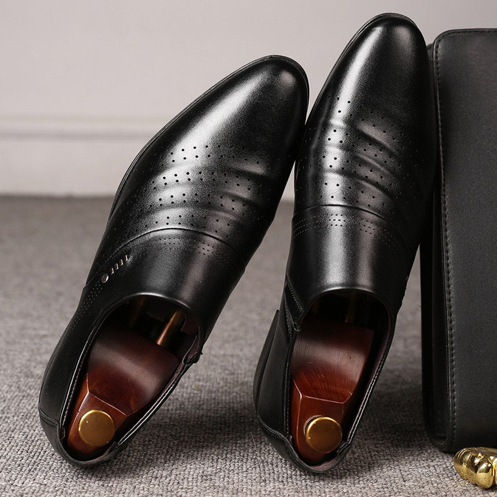Men's Pointed Leather Shoes