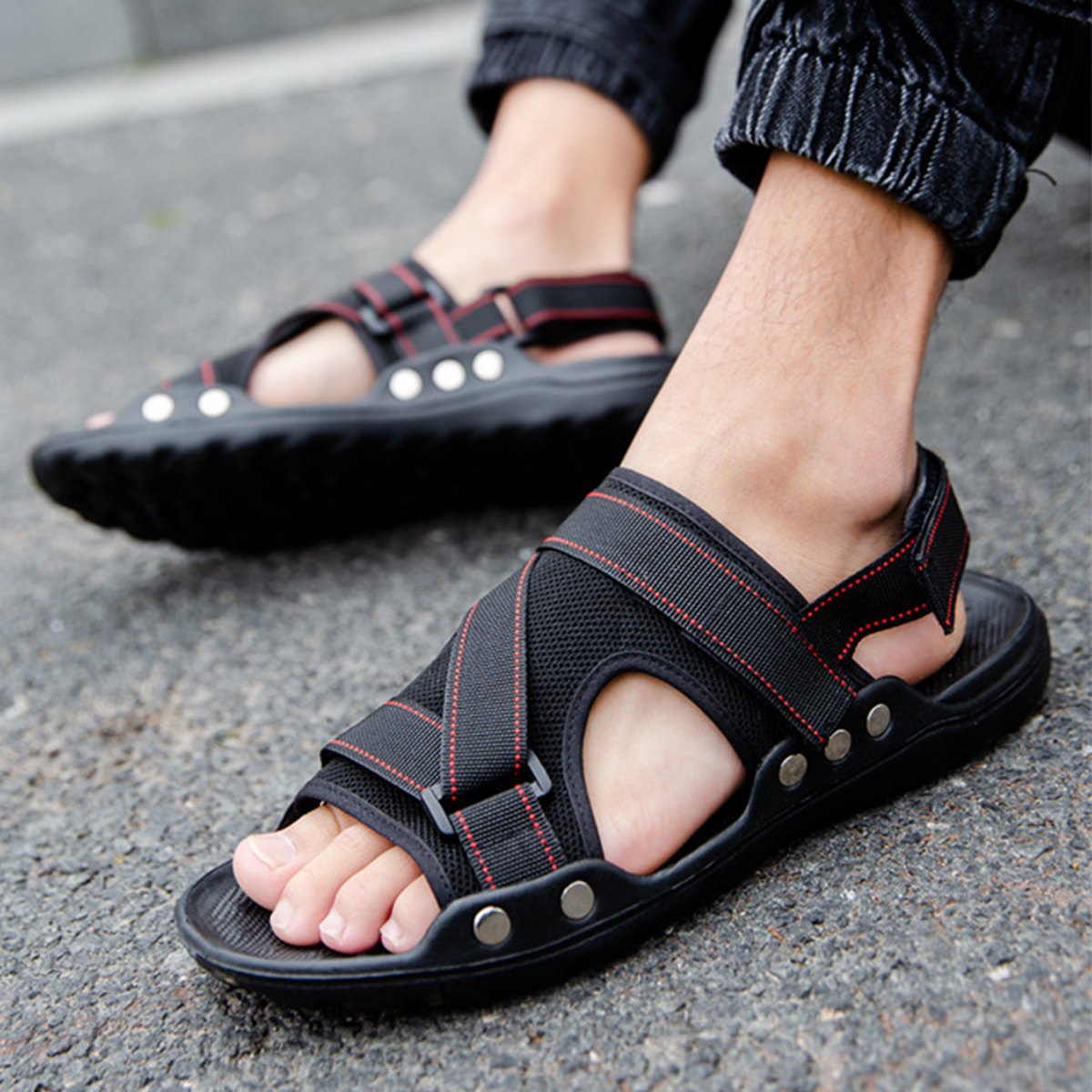 Men's Roman Velcro Sandals