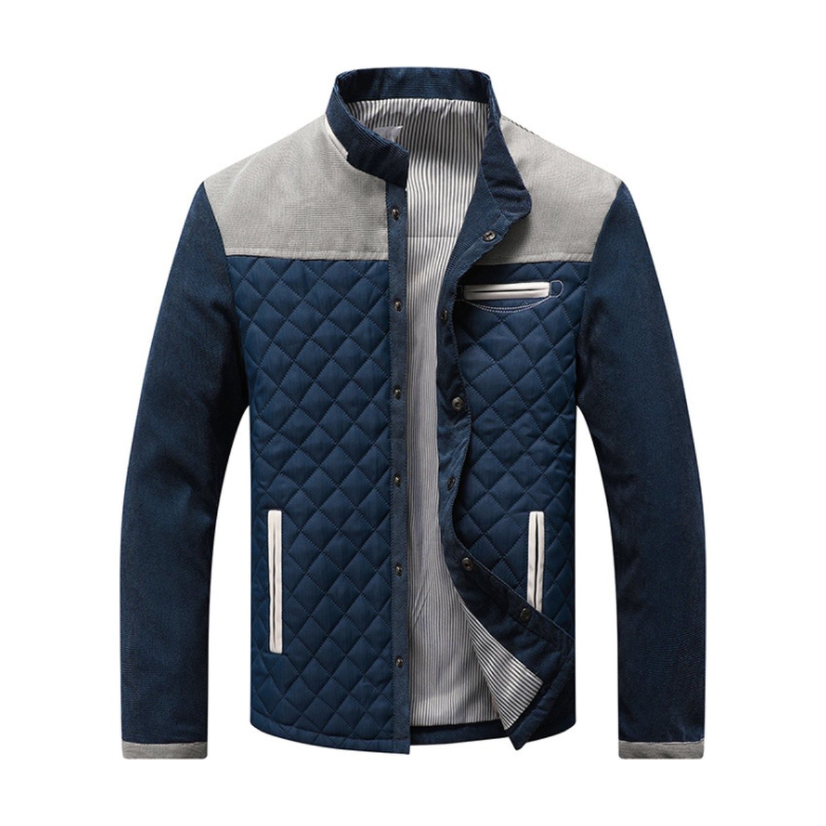 Men's Slim Patchwork Jacket