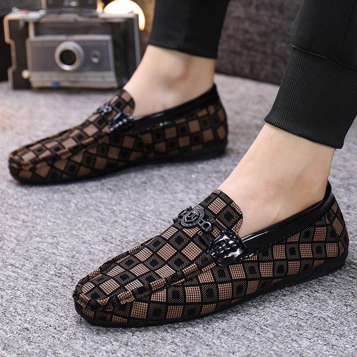 Men's Slip-On Driving Shoes