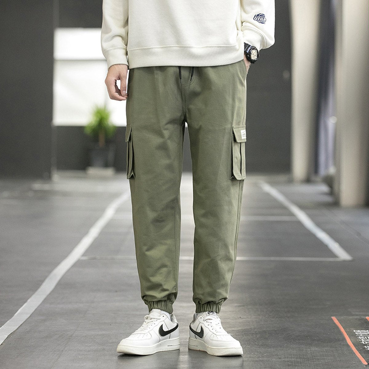 Men's Techwear Cargo Joggers