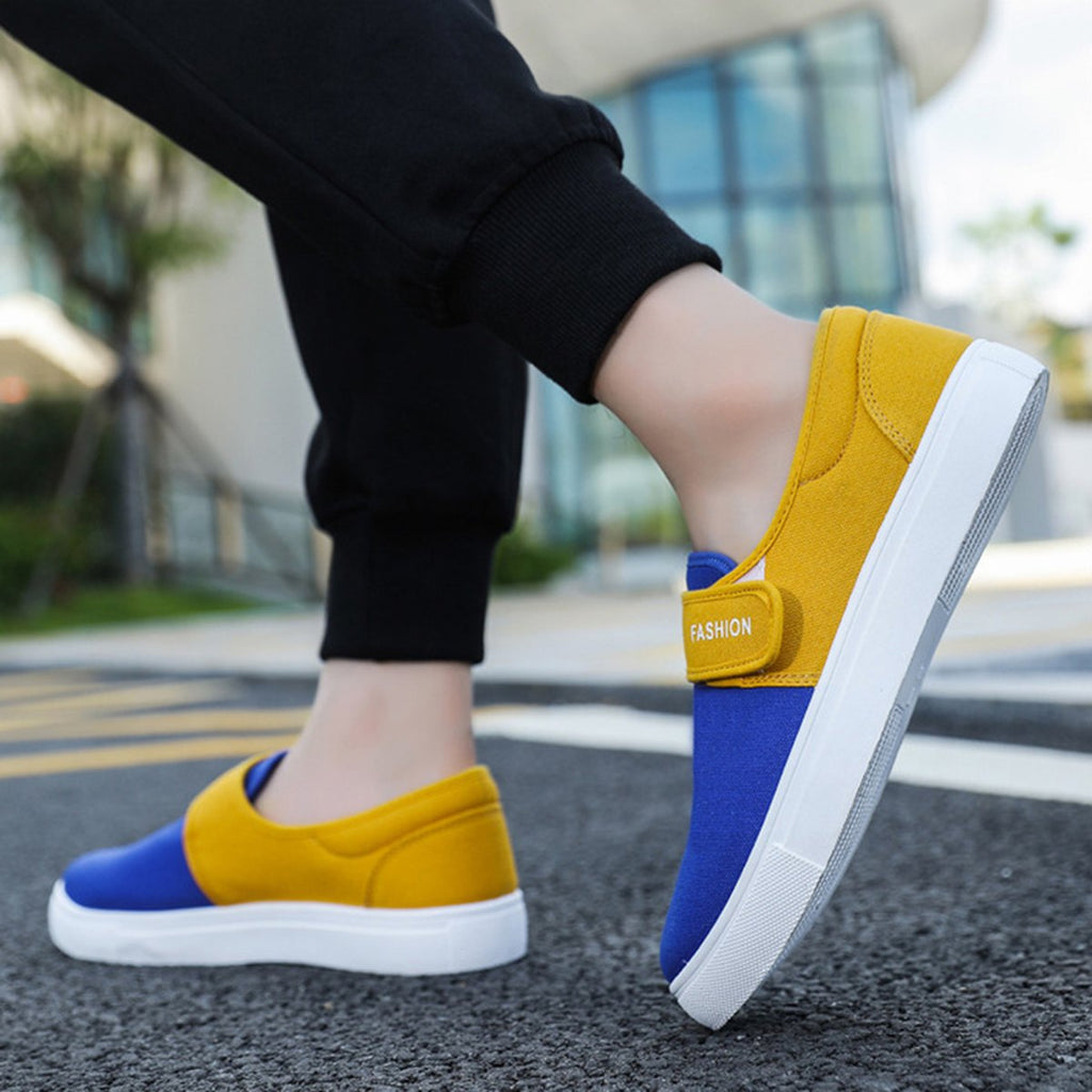 Men's Velcro Canvas Sneakers