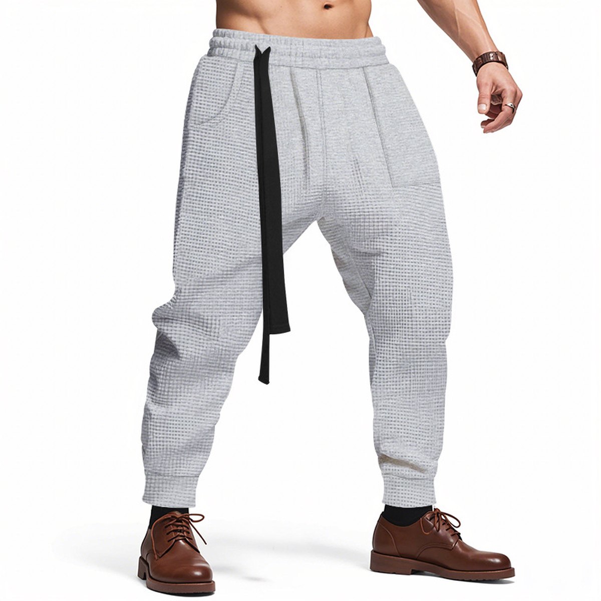 Men's Waffle Track Pants
