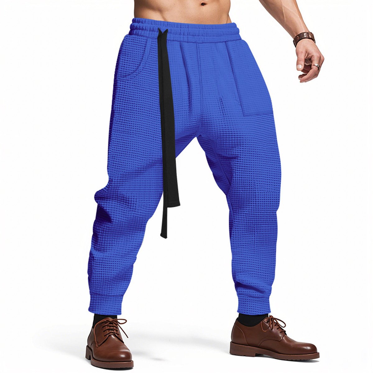 Men's Waffle Track Pants