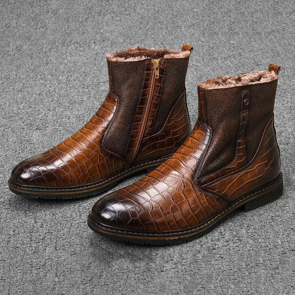 Men's Warm Leather Boots
