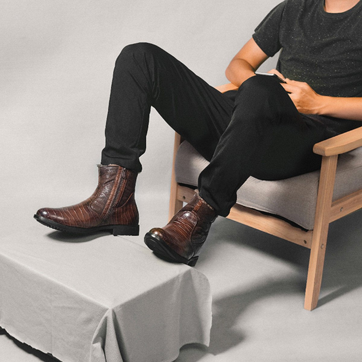 Men's Warm Leather Boots