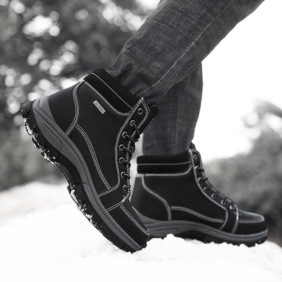 Men's Warm Snow Ankle Boots