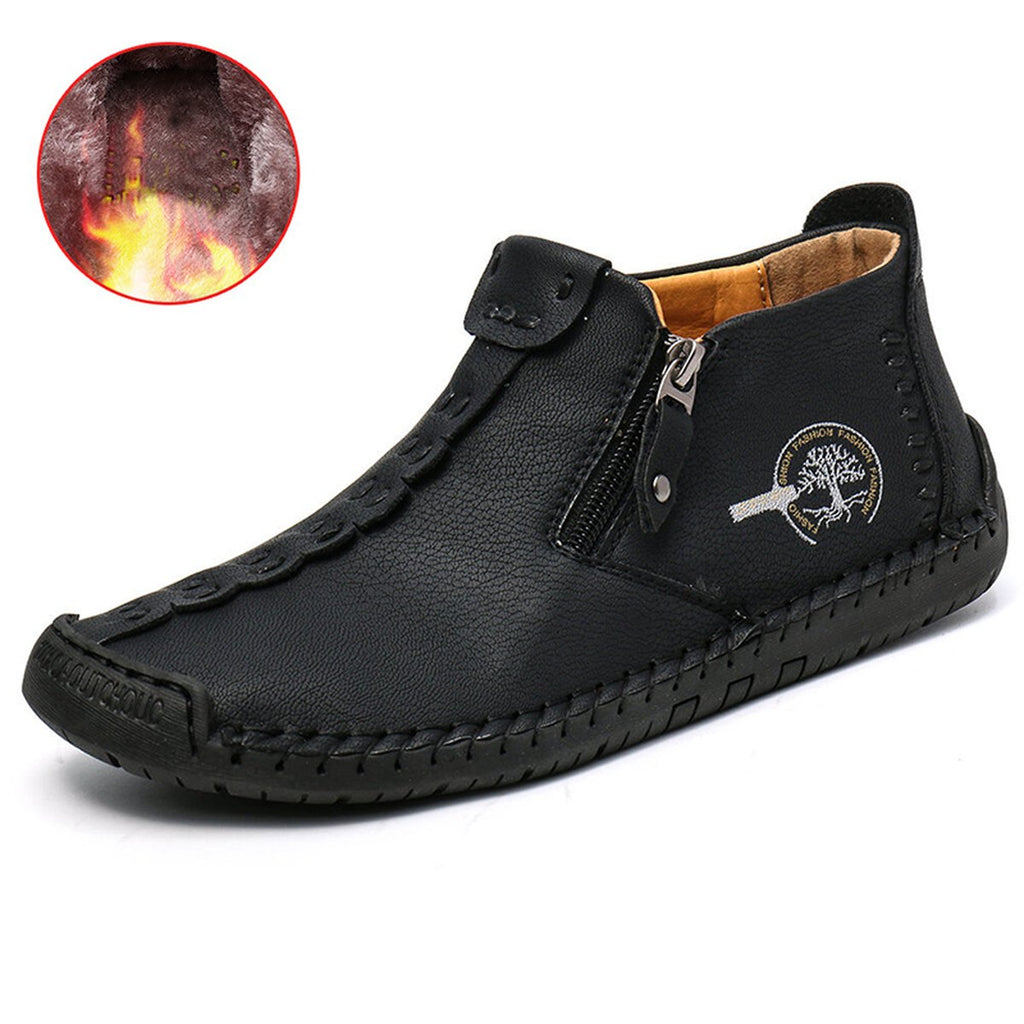 Men's Zip Hiking Ankle Boots
