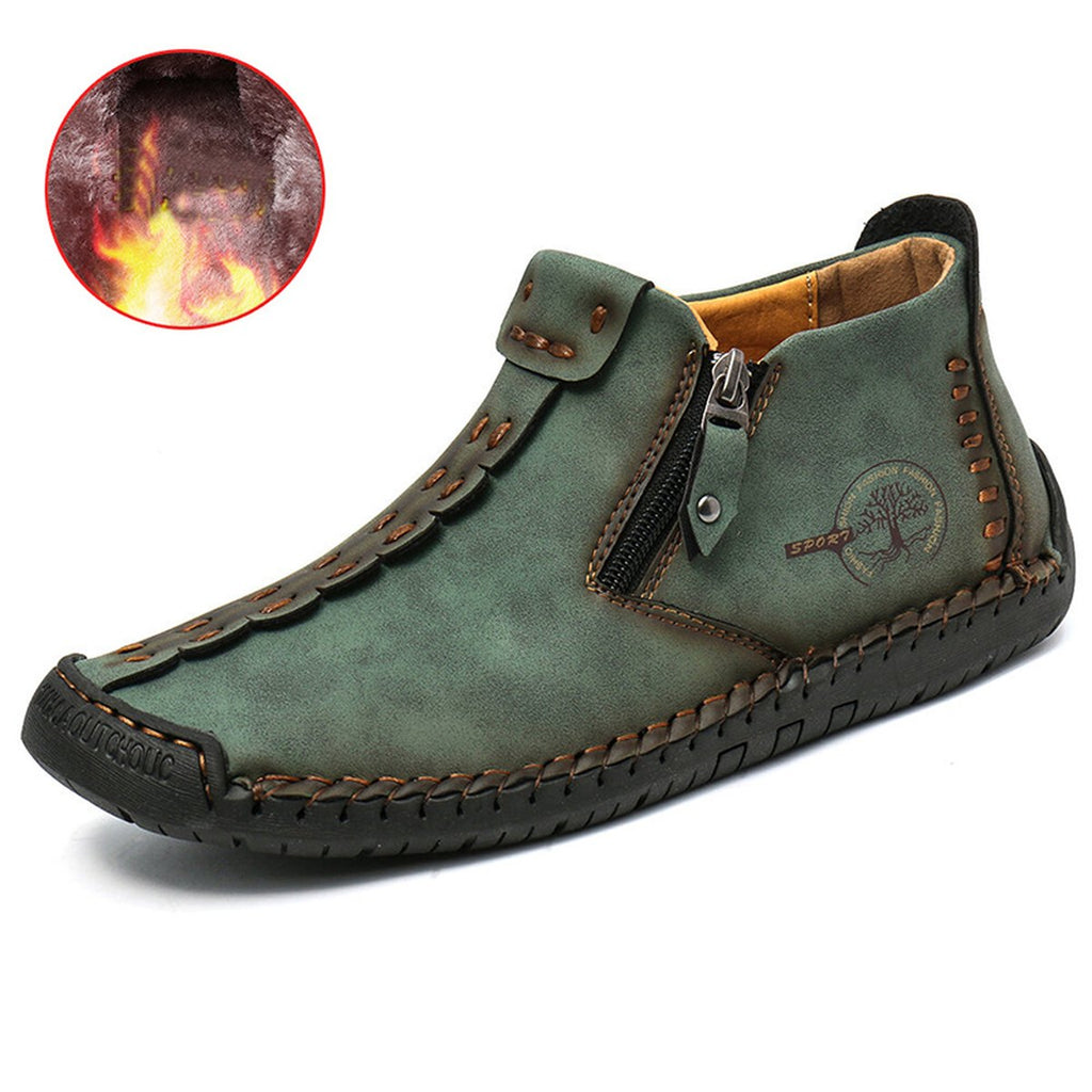 Men's Zip Hiking Ankle Boots