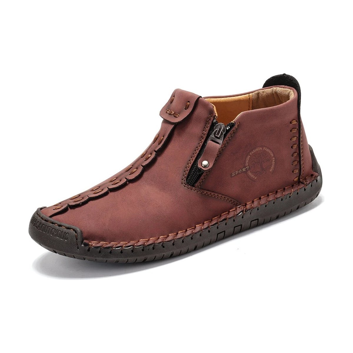 Men's Zip Hiking Ankle Boots