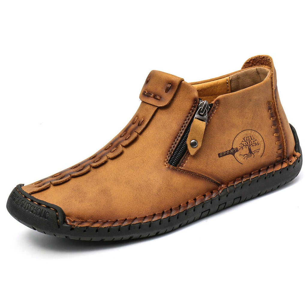 Men's Zip Hiking Ankle Boots