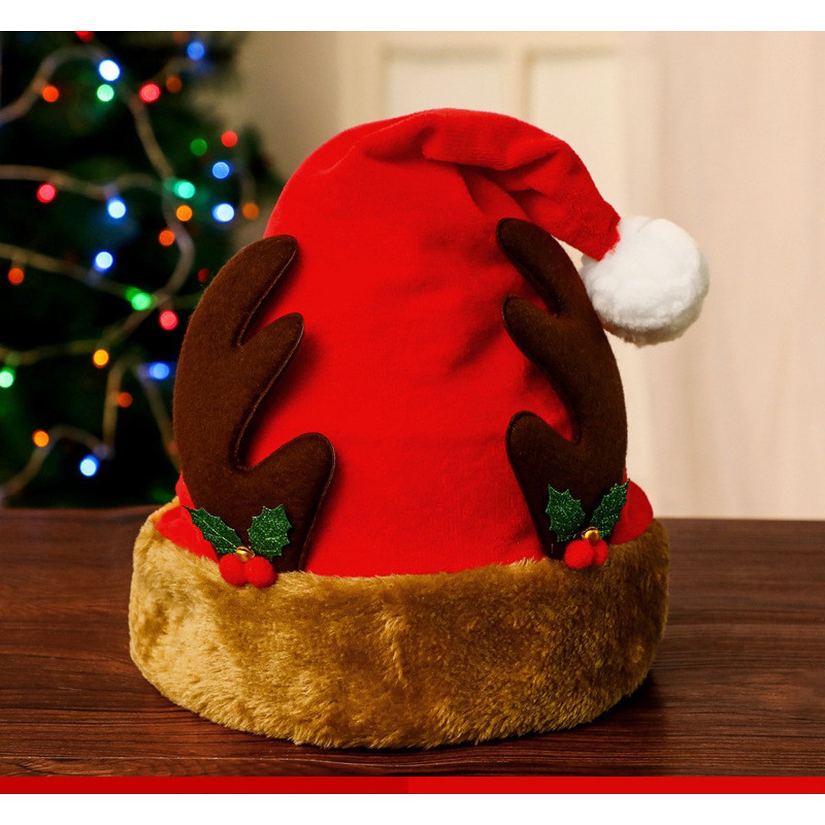 Santa Hat with Funny Glasses