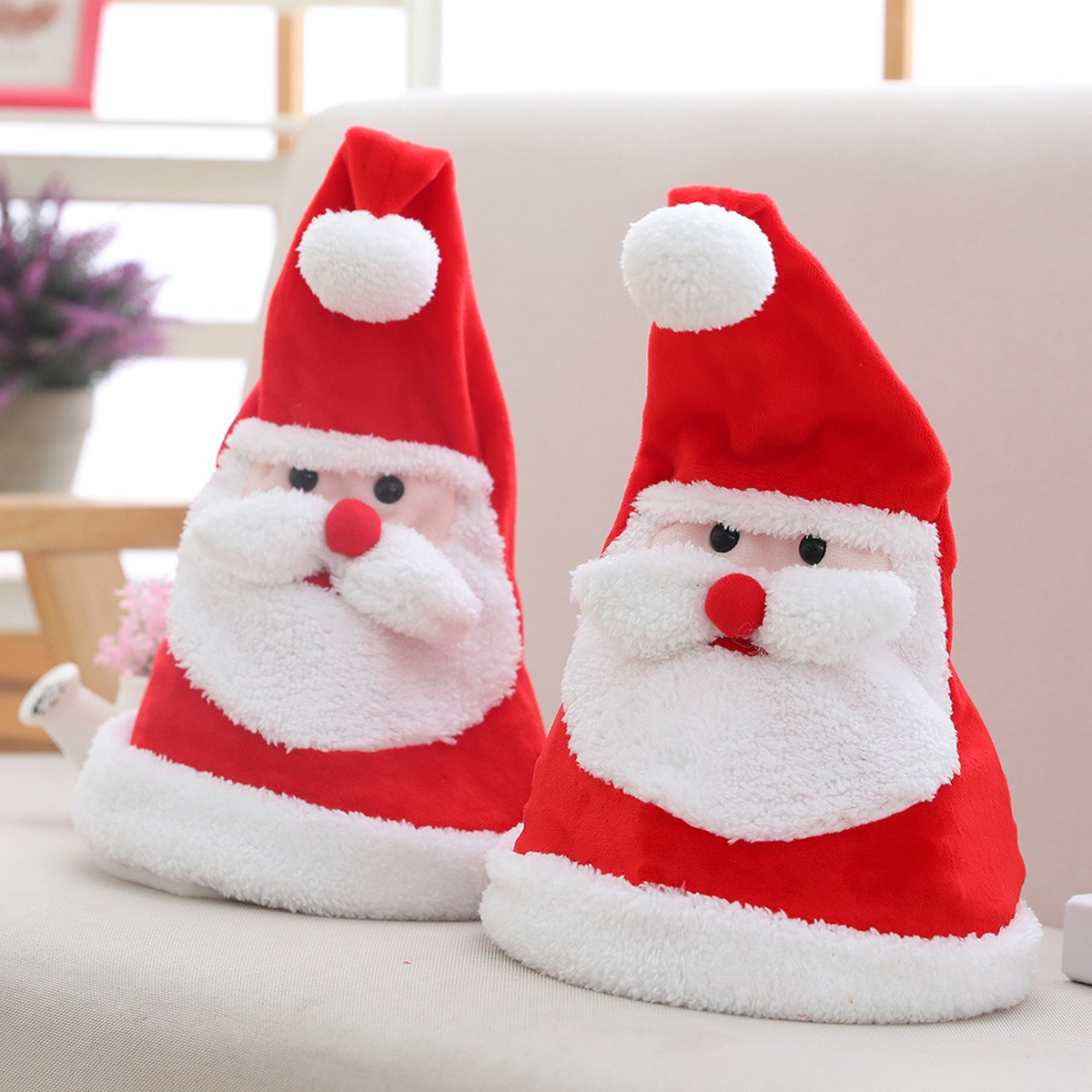 Singing Light-Up Santa Hat