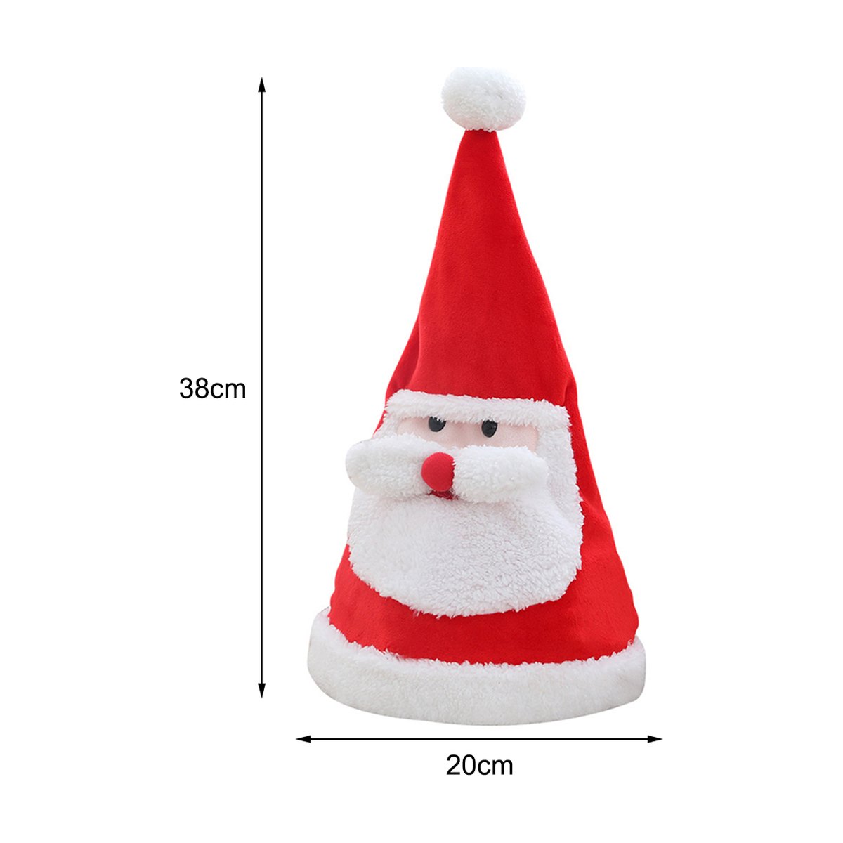 Singing Light-Up Santa Hat