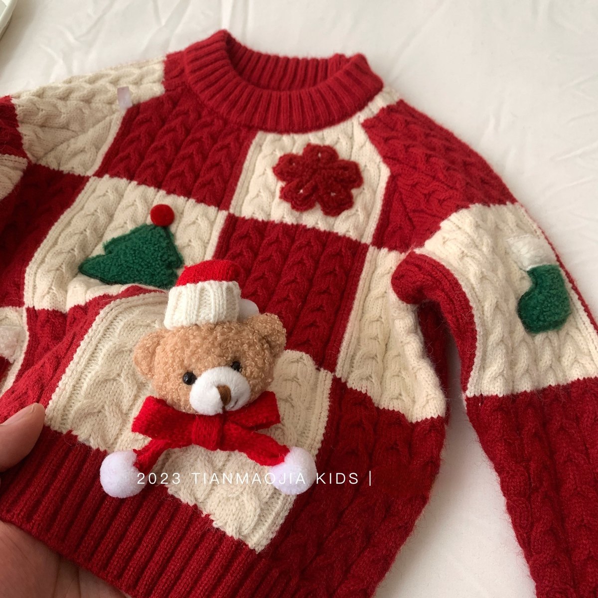 Striped Christmas Knit Sweater
