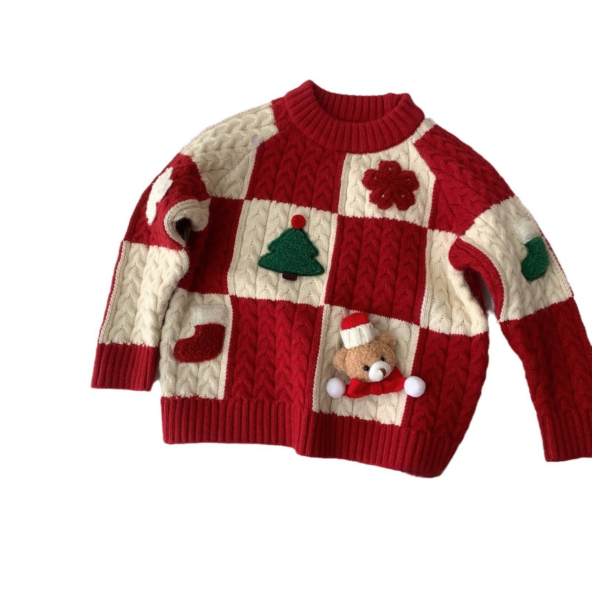Striped Christmas Knit Sweater