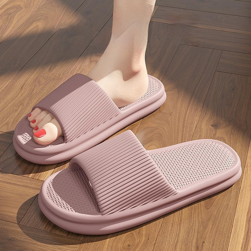 Striped Home Slippers