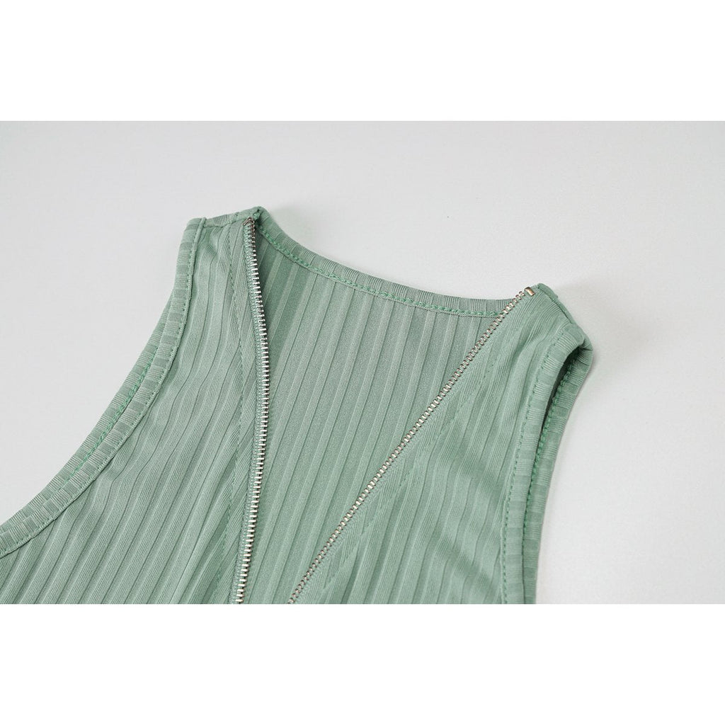 Striped Knit Mini Dress