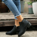 Waterproof Chunky Ankle Boots