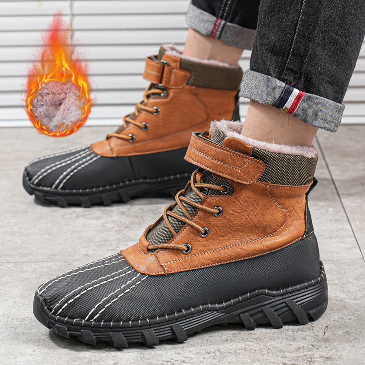Waterproof Fleece Snow Boots