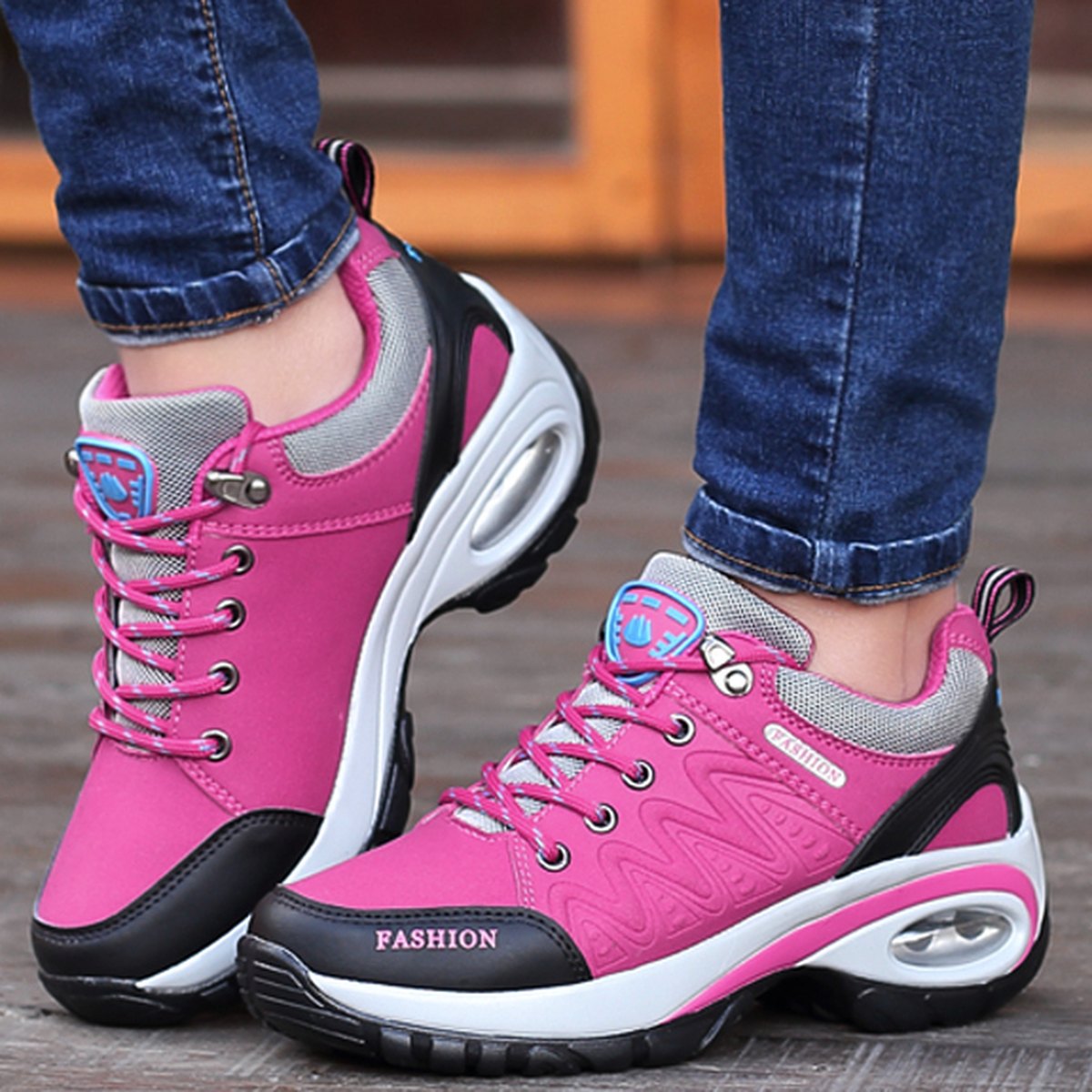 Women's Air Cushion Platform Sneakers