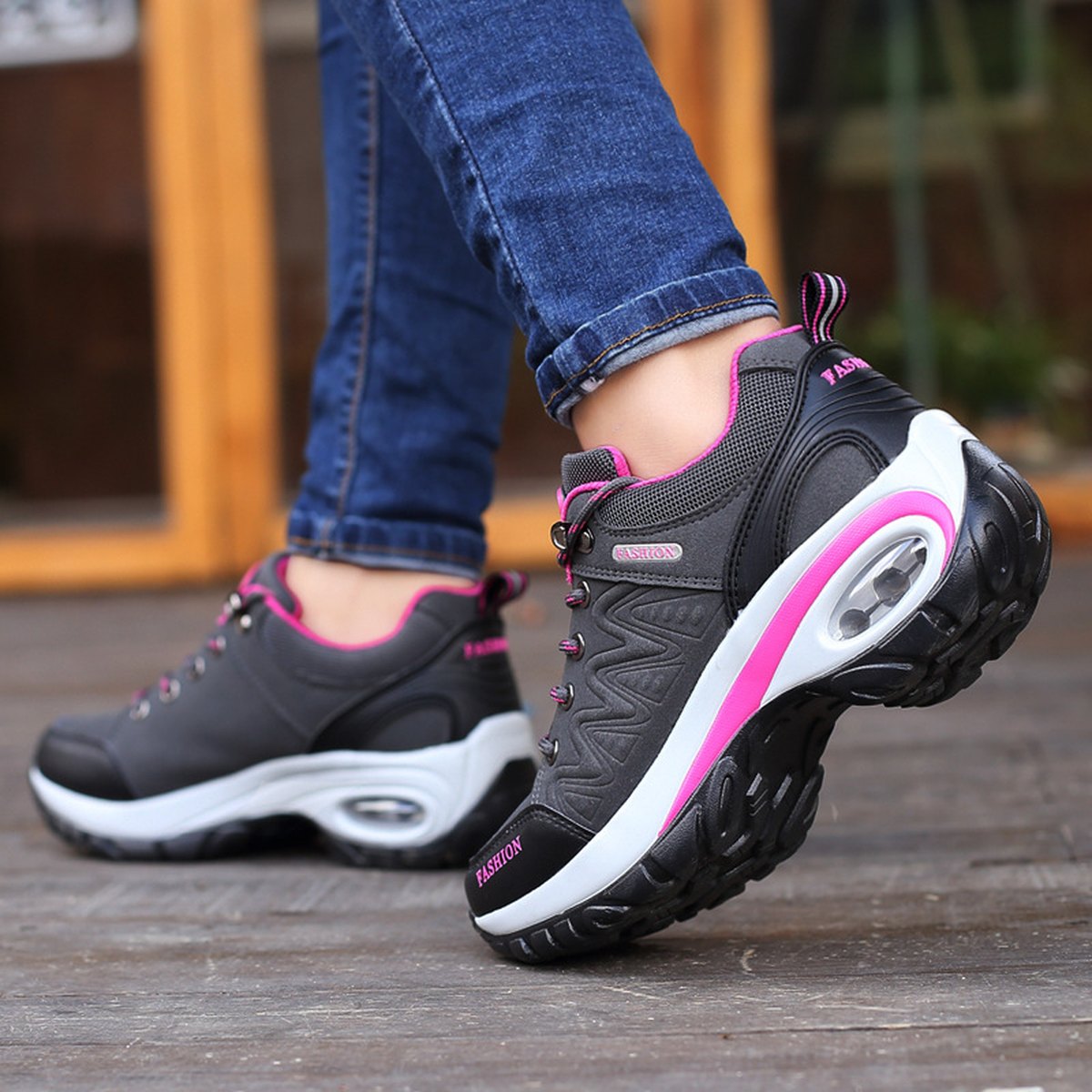 Women's Air Cushion Platform Sneakers