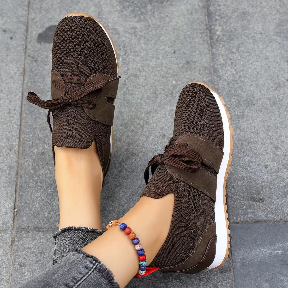 Women's Breathable Mesh Wedge Flats