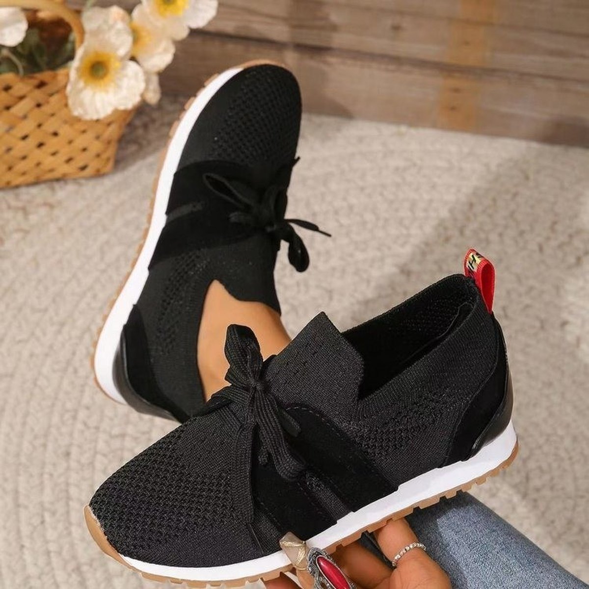 Women's Breathable Mesh Wedge Flats