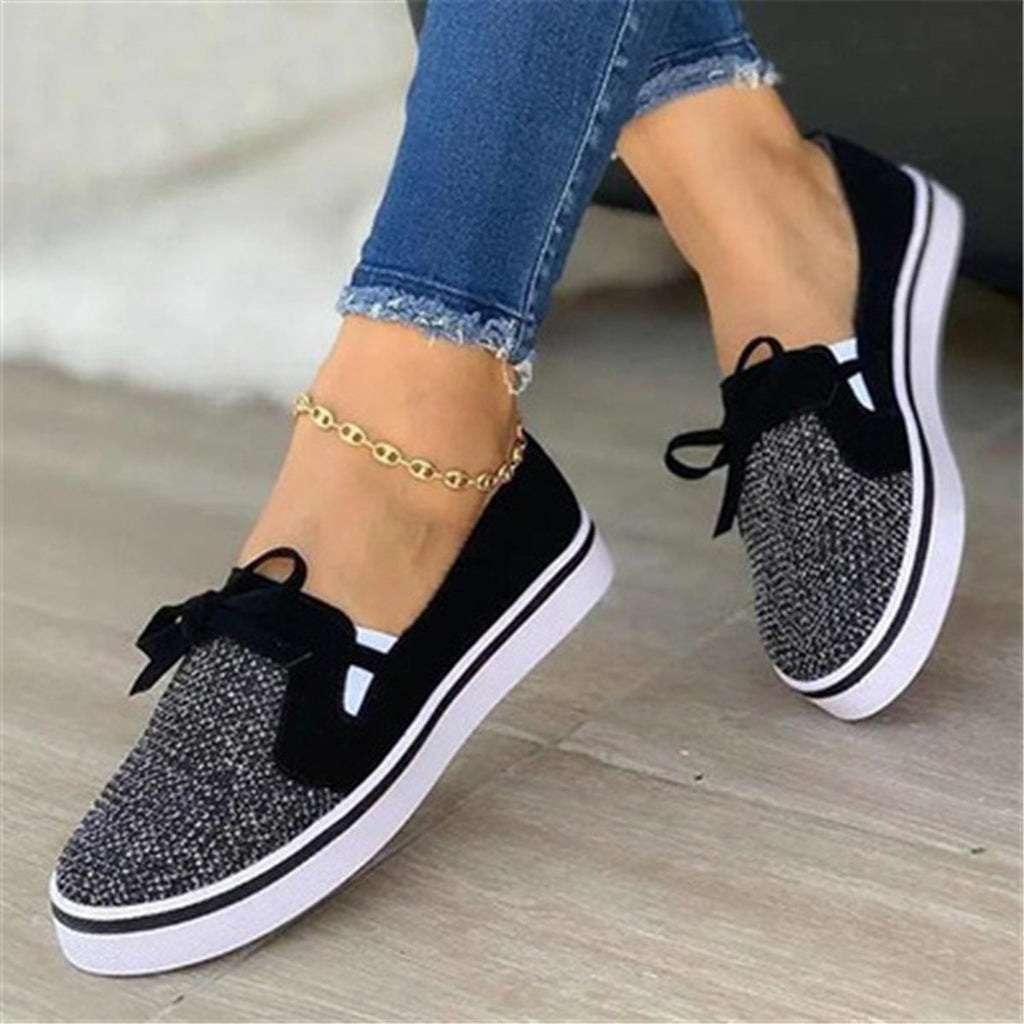 Women's Canvas Flat Sneakers