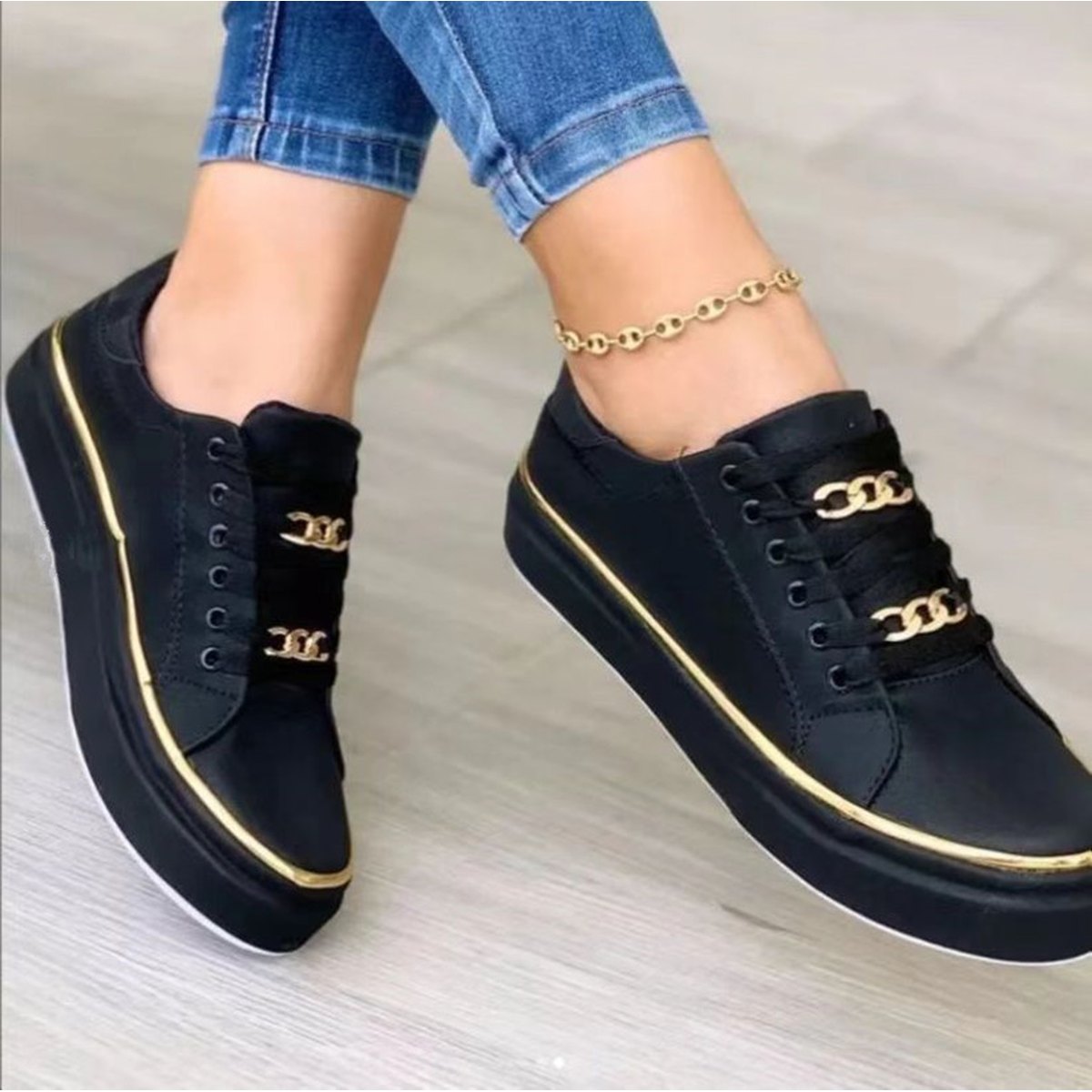 Women's Chain Loafers