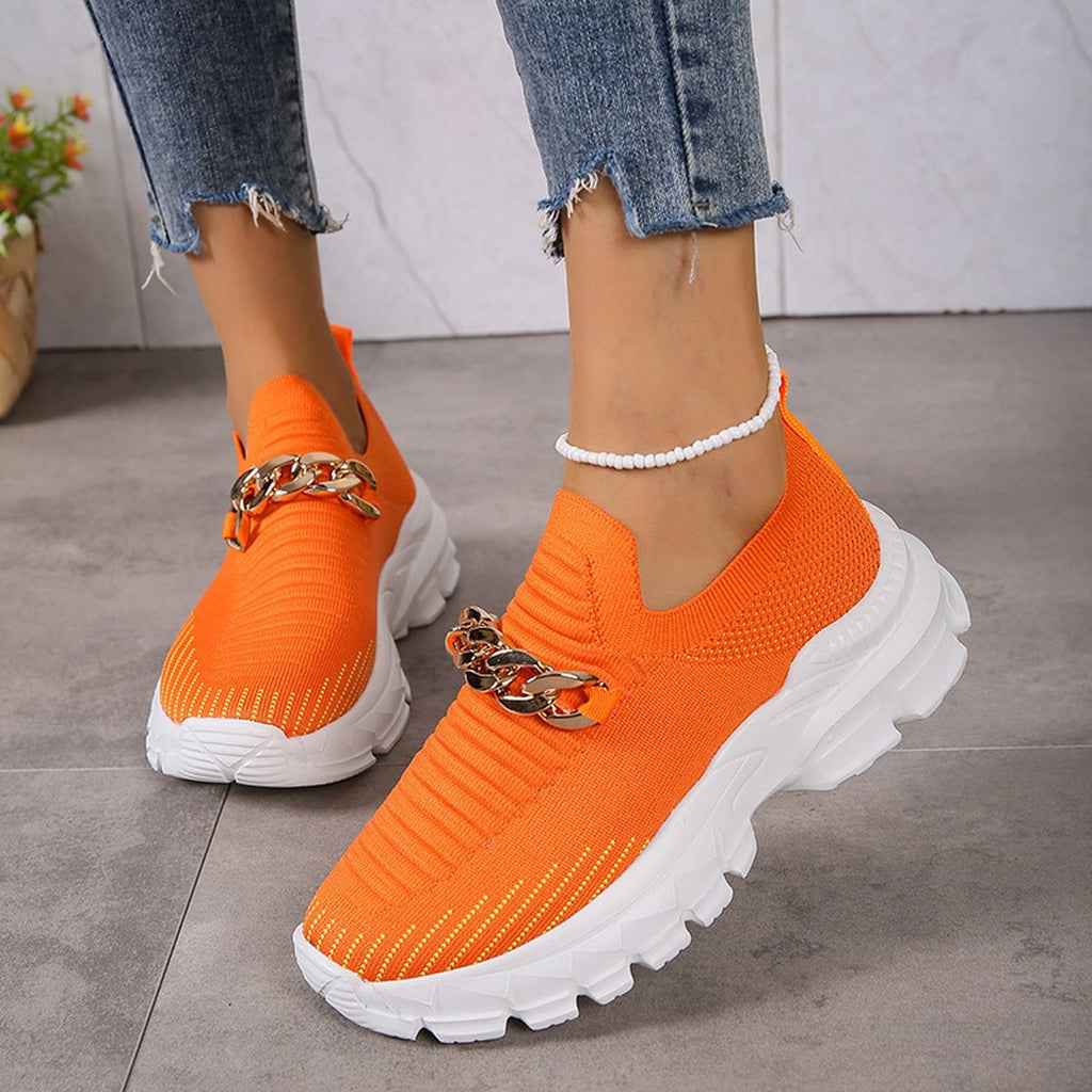 Women's Chain Mesh Walking Shoes