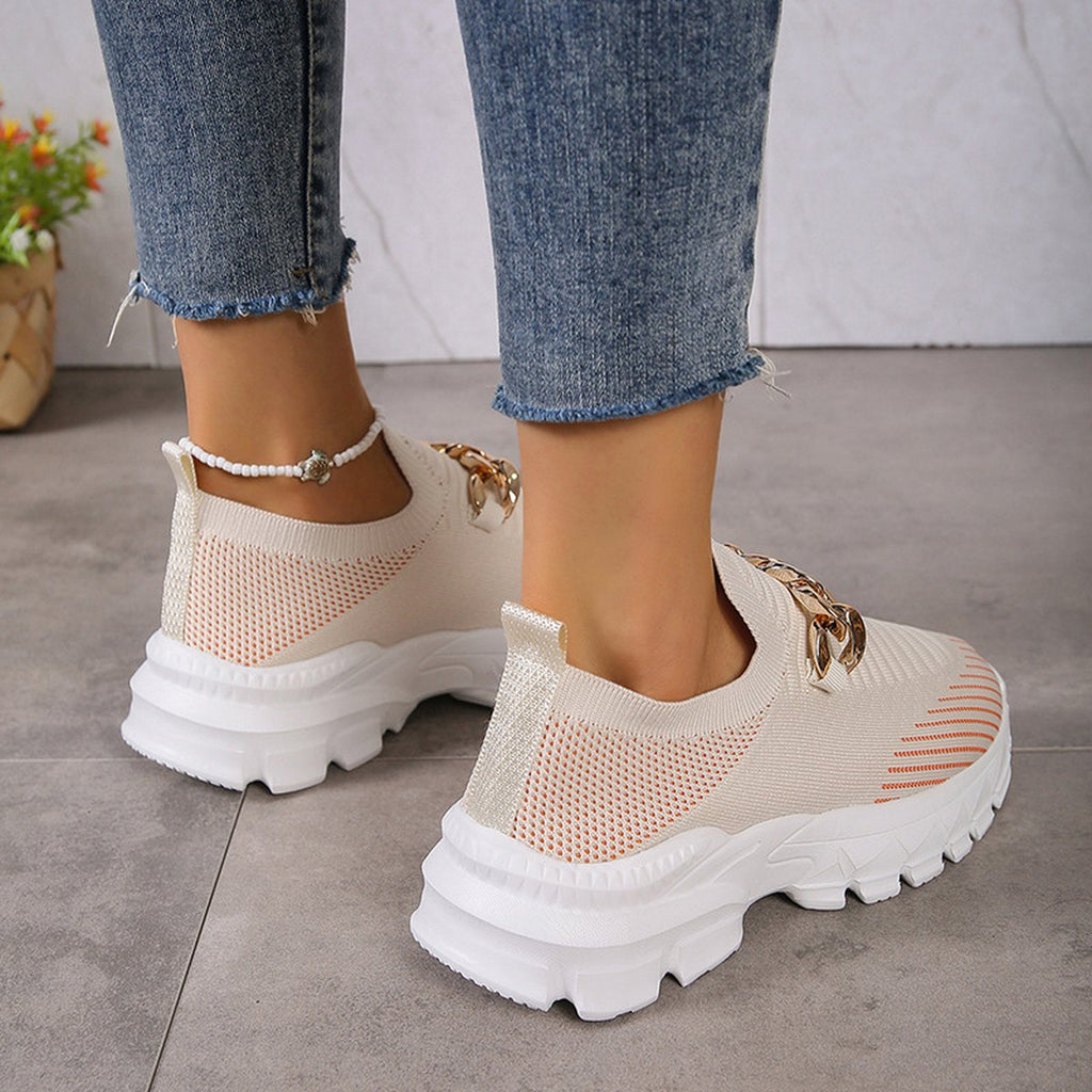 Women's Chain Mesh Walking Shoes