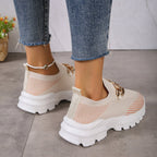 Women's Chain Mesh Walking Shoes