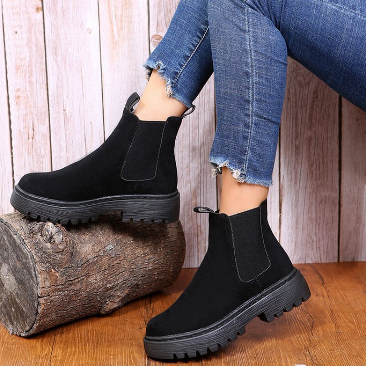 Women's Chunky Platform Ankle Boots