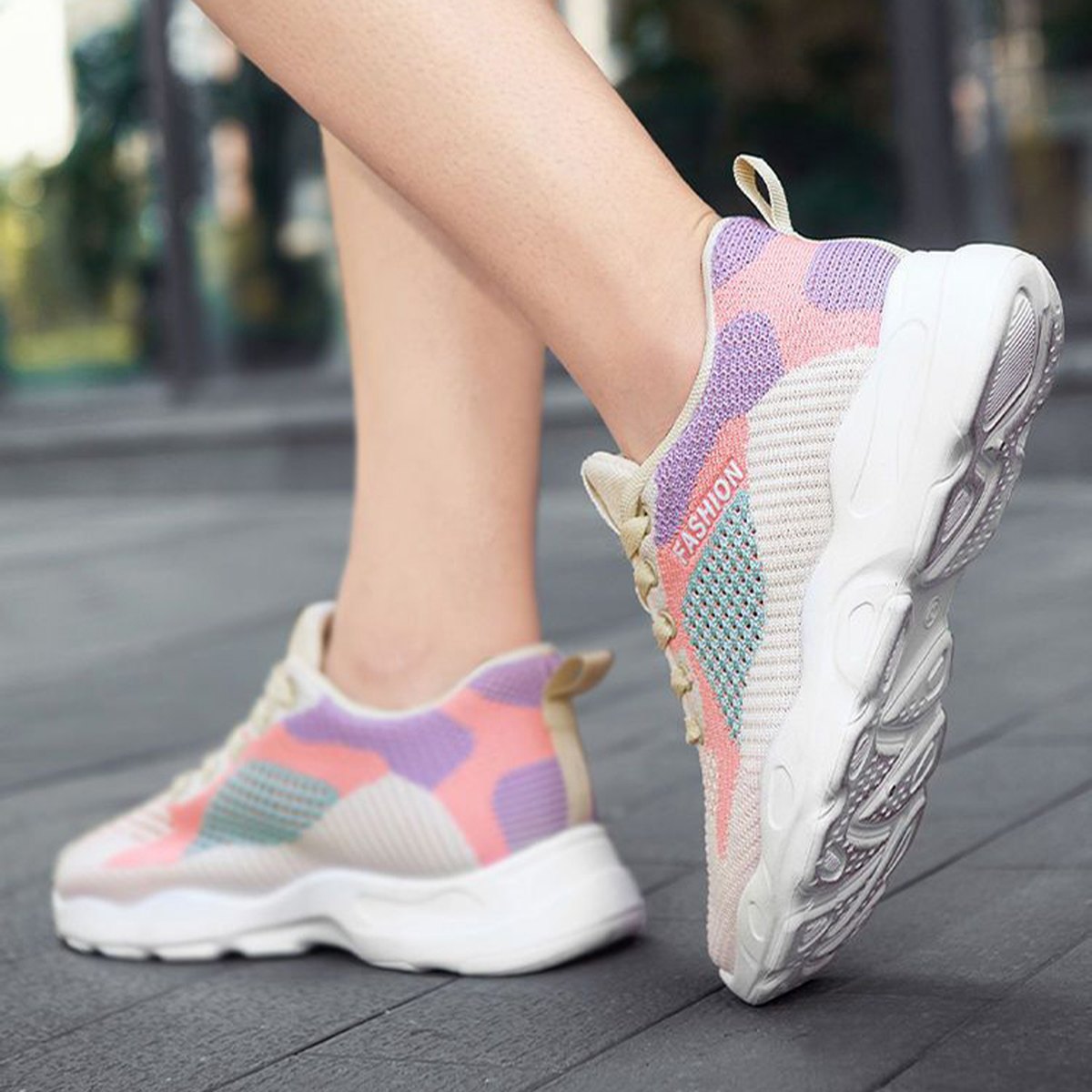 Women's Colourblock Sneakers