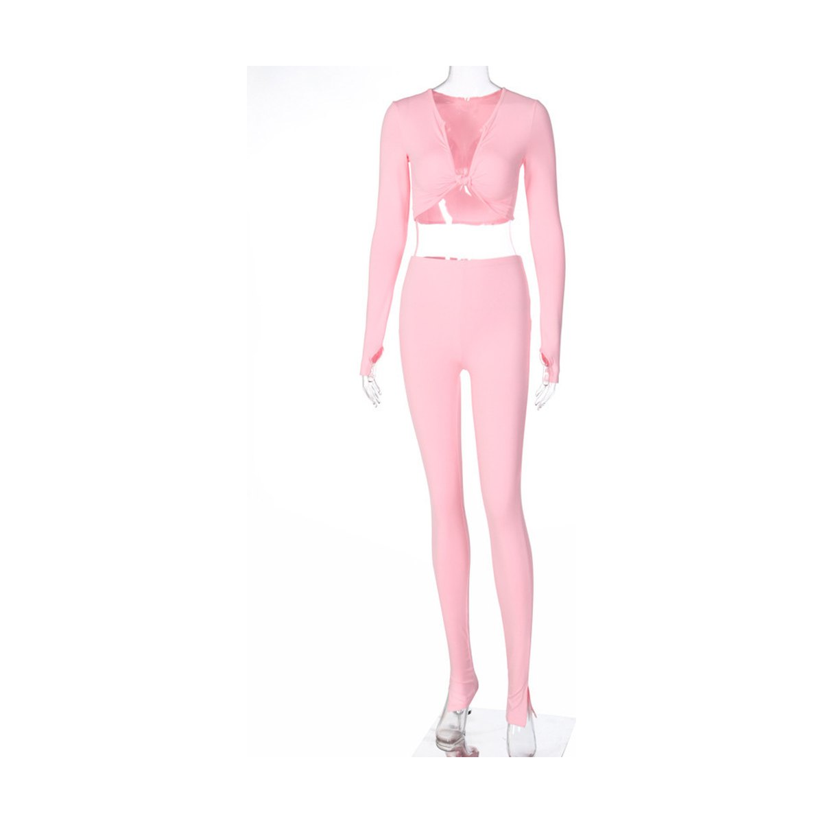 Women's Crop Top and Pants Set