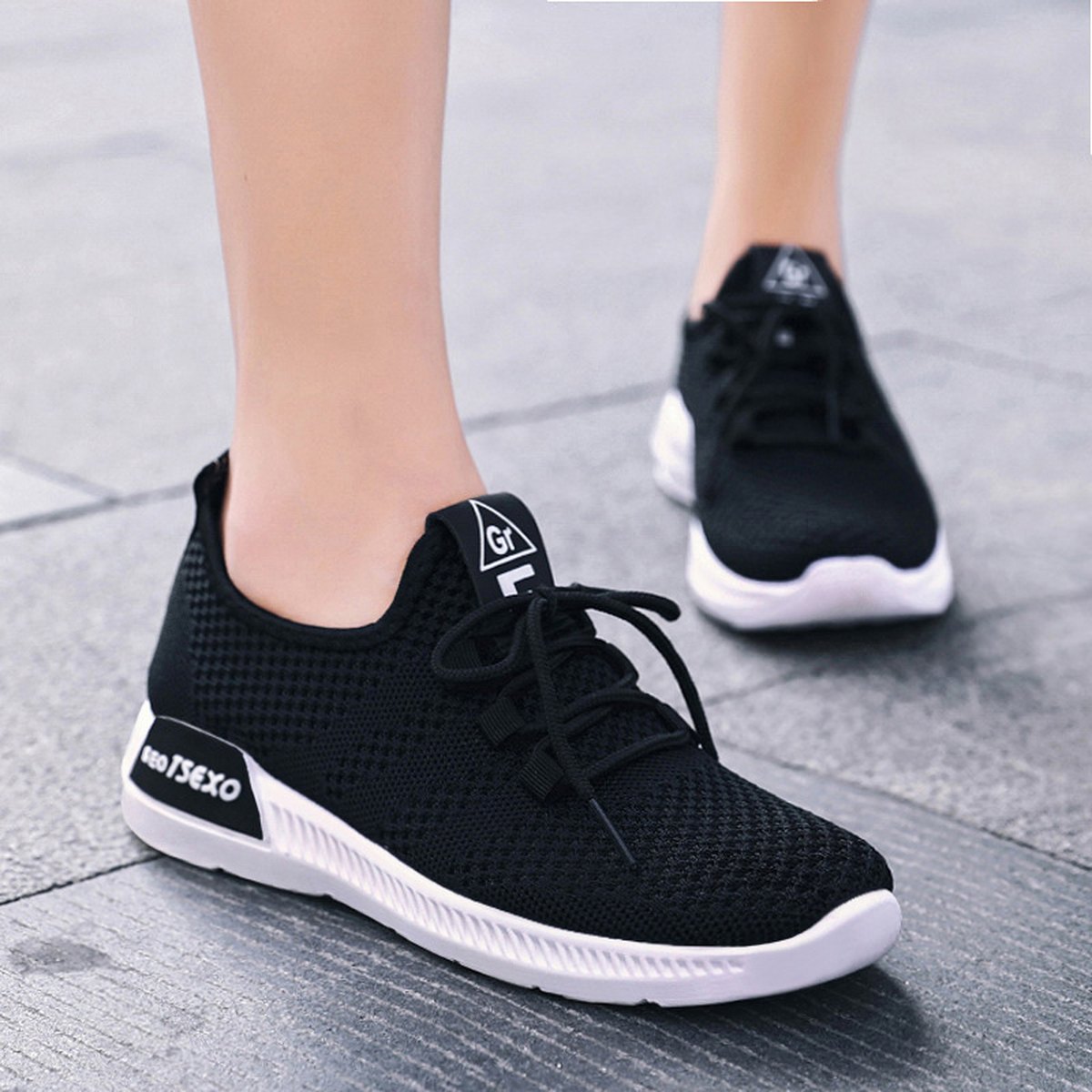 Women's Cross-Strap Sneakers