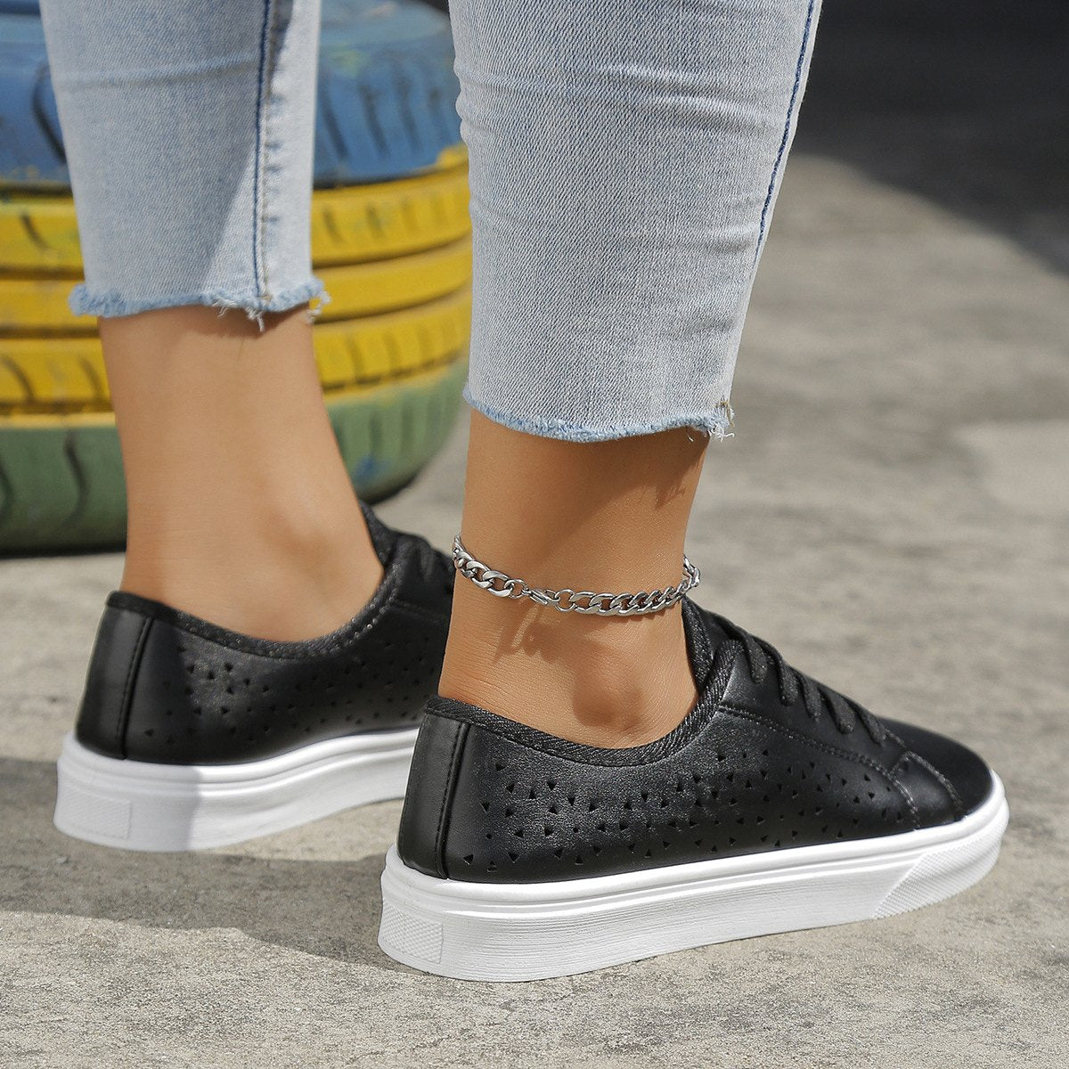 Women's Cutout Walking Loafers