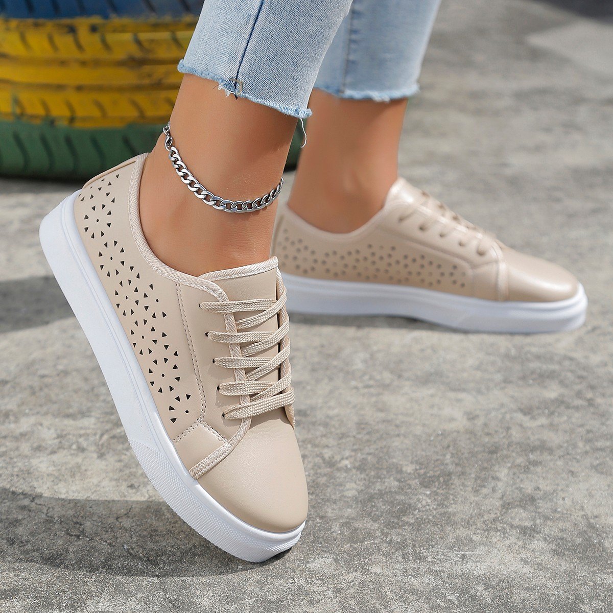 Women's Cutout Walking Loafers