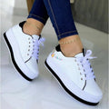 Women's Embroidered Platform Sneakers