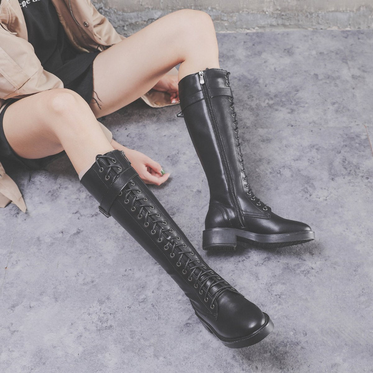 Women's Flat Knee-High Boots