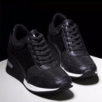 Women's Platform Lace-Up Sneakers