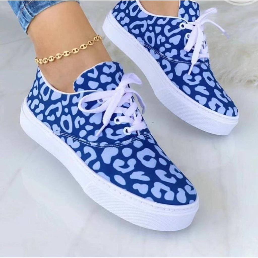 Women's Printed Canvas Sneakers