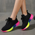 Women's Rainbow Sole Sneakers