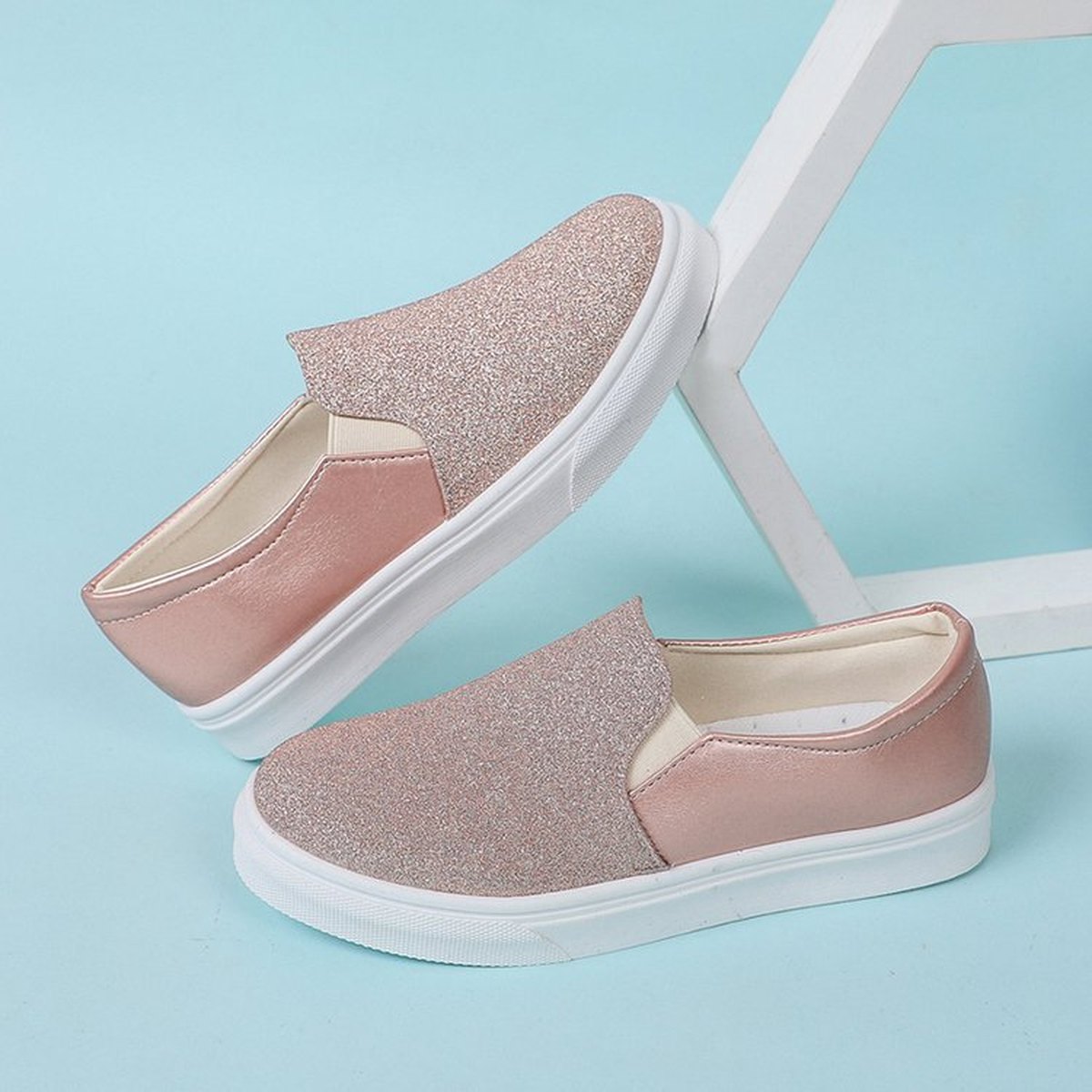 Women's Sequin Loafers