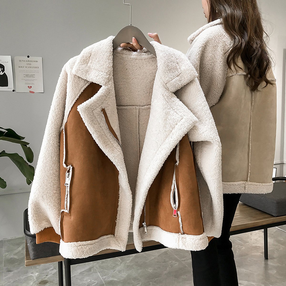 Women's Short Suede Jacket