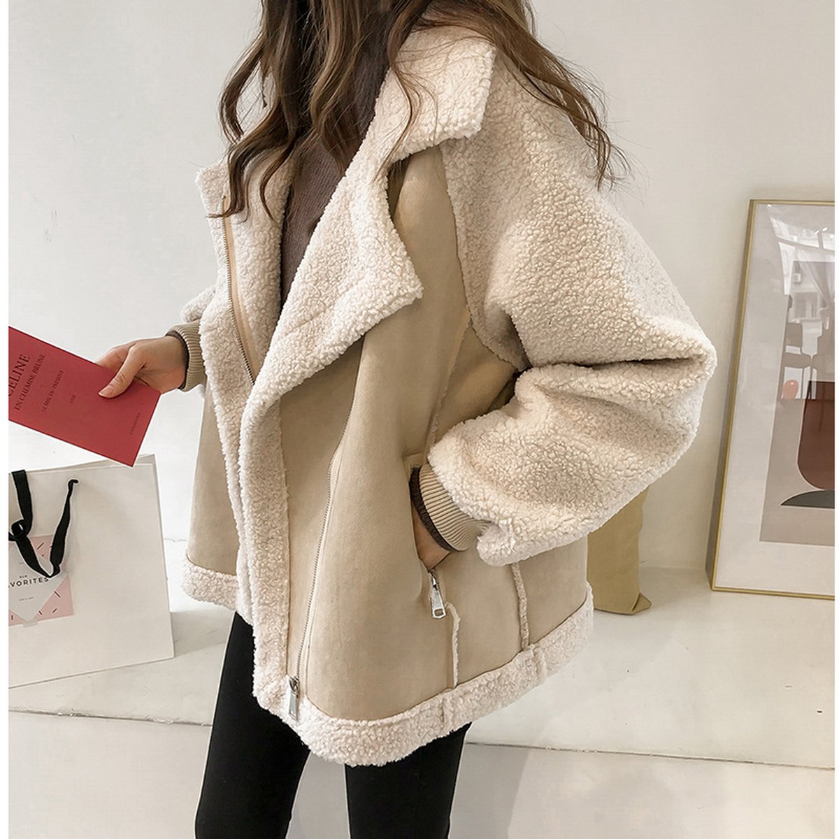 Women's Short Suede Jacket