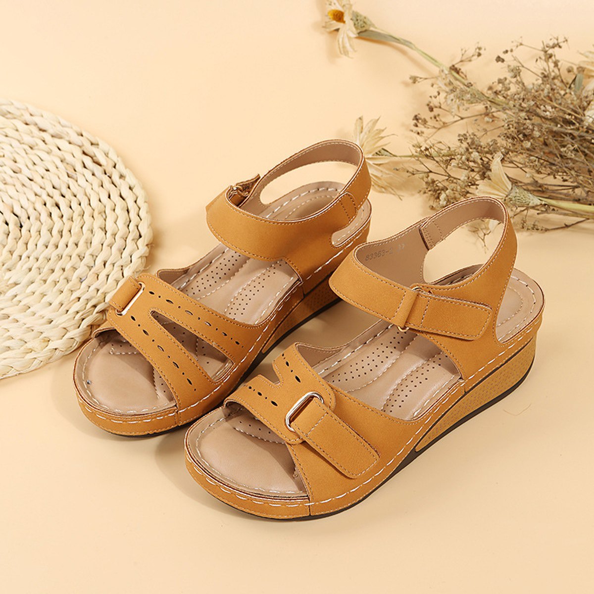 Women's Wedge Velcro Sandals
