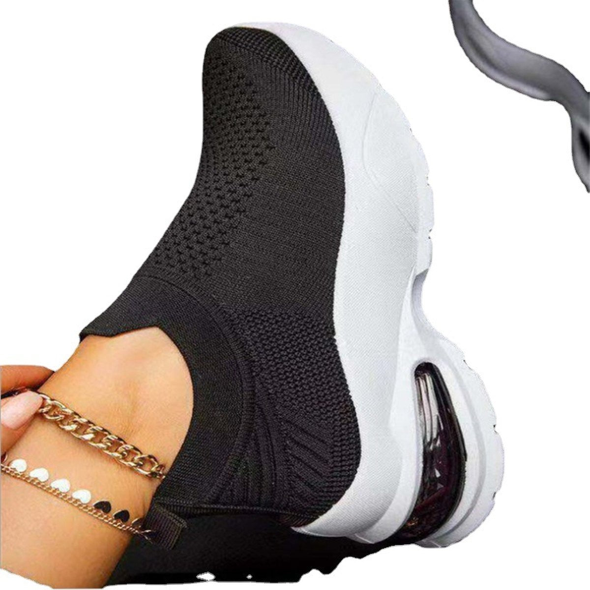 Women's White Sock Sneakers
